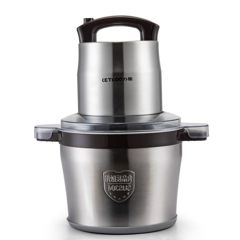 力果L绞肉机家用电动不锈钢打馅碎菜辣椒蒜蓉肉丸多功能搅拌机