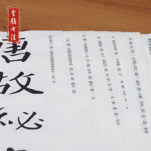 颜真卿楷书颜勤礼碑 毛笔书法初学入门临摹宣描红摹写体字帖