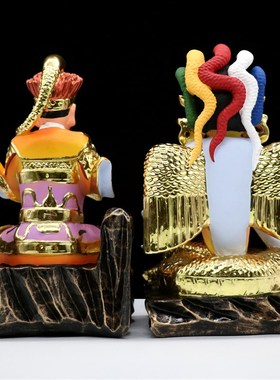 树脂神像 蛇蟒像蛇蟒太爷太奶家用工艺品桌面