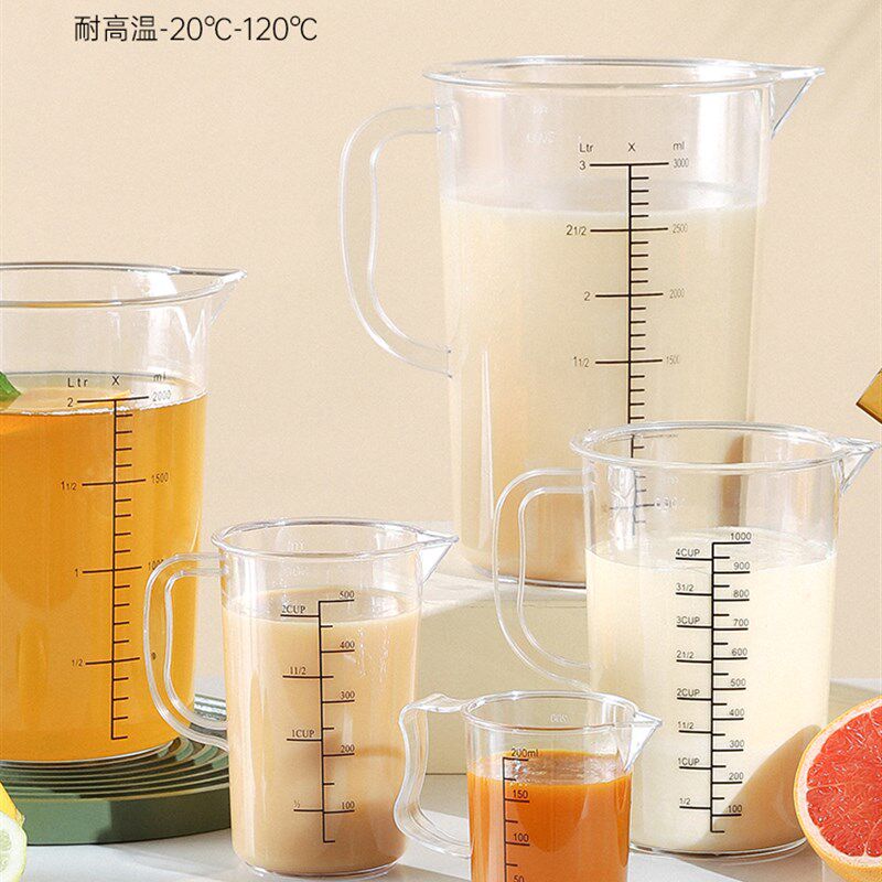 塑料量杯带刻度食品级大容量毫升量桶商用