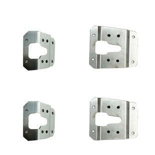 快拆尾箱卡槽摩车铝合金尾箱底板安装独立安装