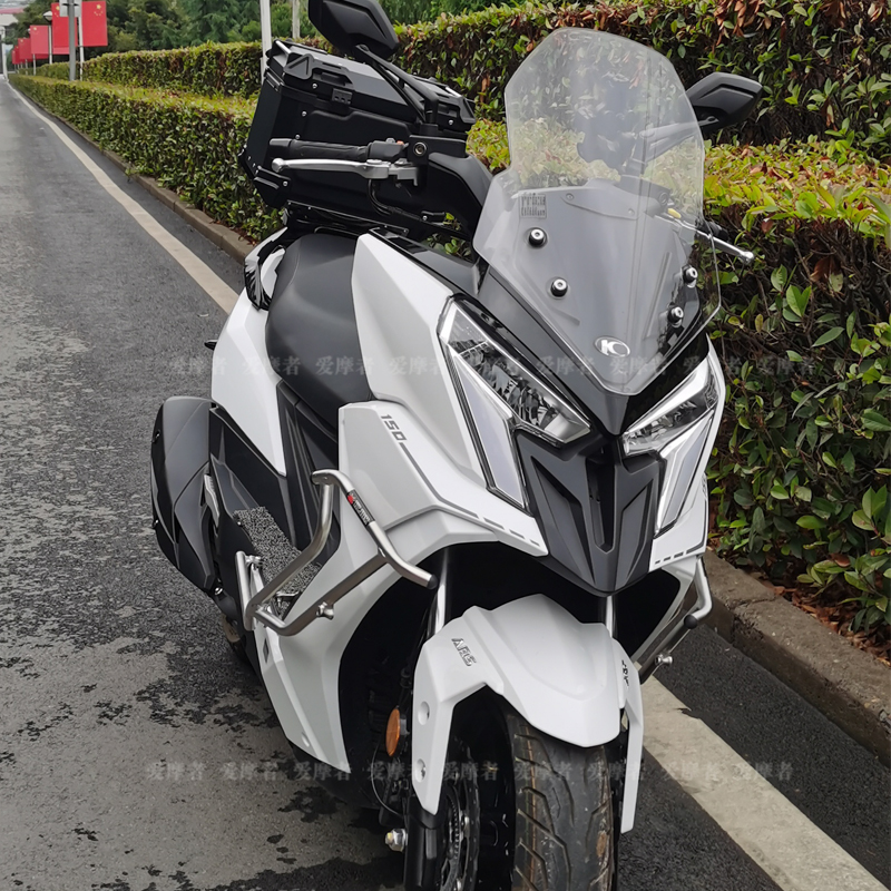 适用光阳Racingx150保险杠RKS150护杠防摔杠改装尾箱尾架长征版