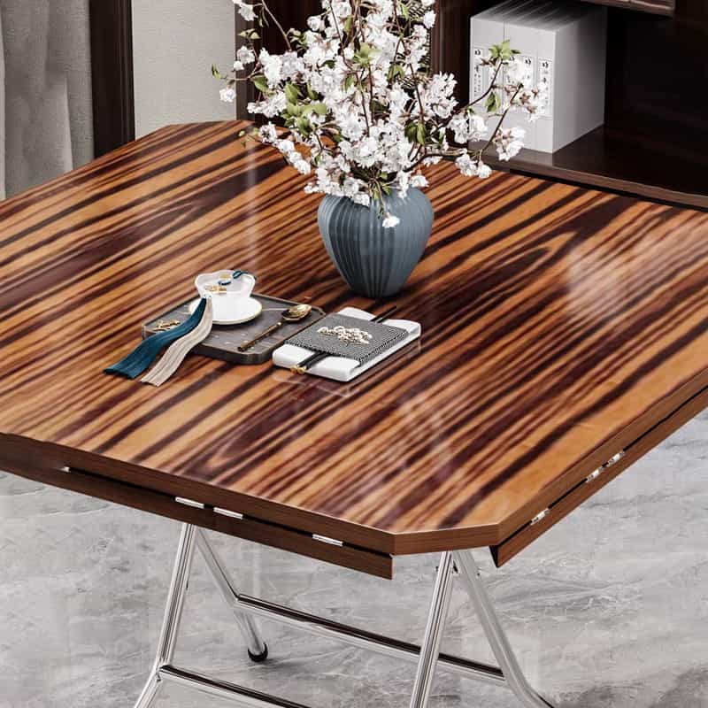 折叠桌子圆餐桌家用饭桌四方桌多功能不锈钢摆摊可折叠桌伸缩便携