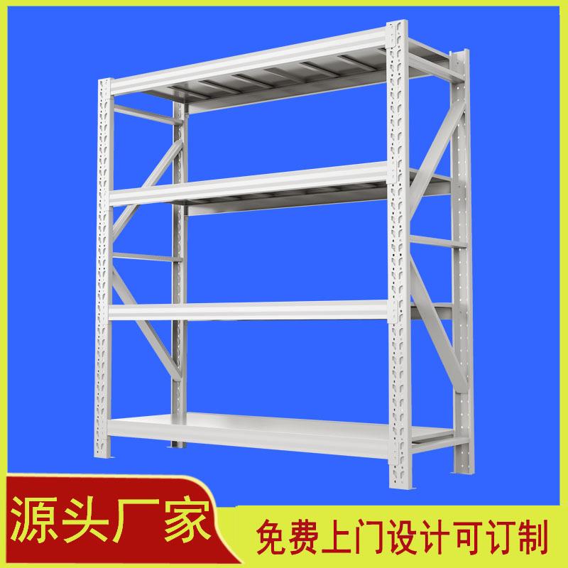 轻型货架多层置物架家用收纳架花架展示架可拆装超市酒货架横梁式