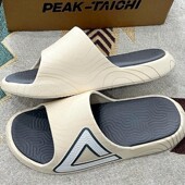 波浪纹防滑底轻便百搭休闲外穿运动凉拖 新款 匹克态极拖鞋 男款