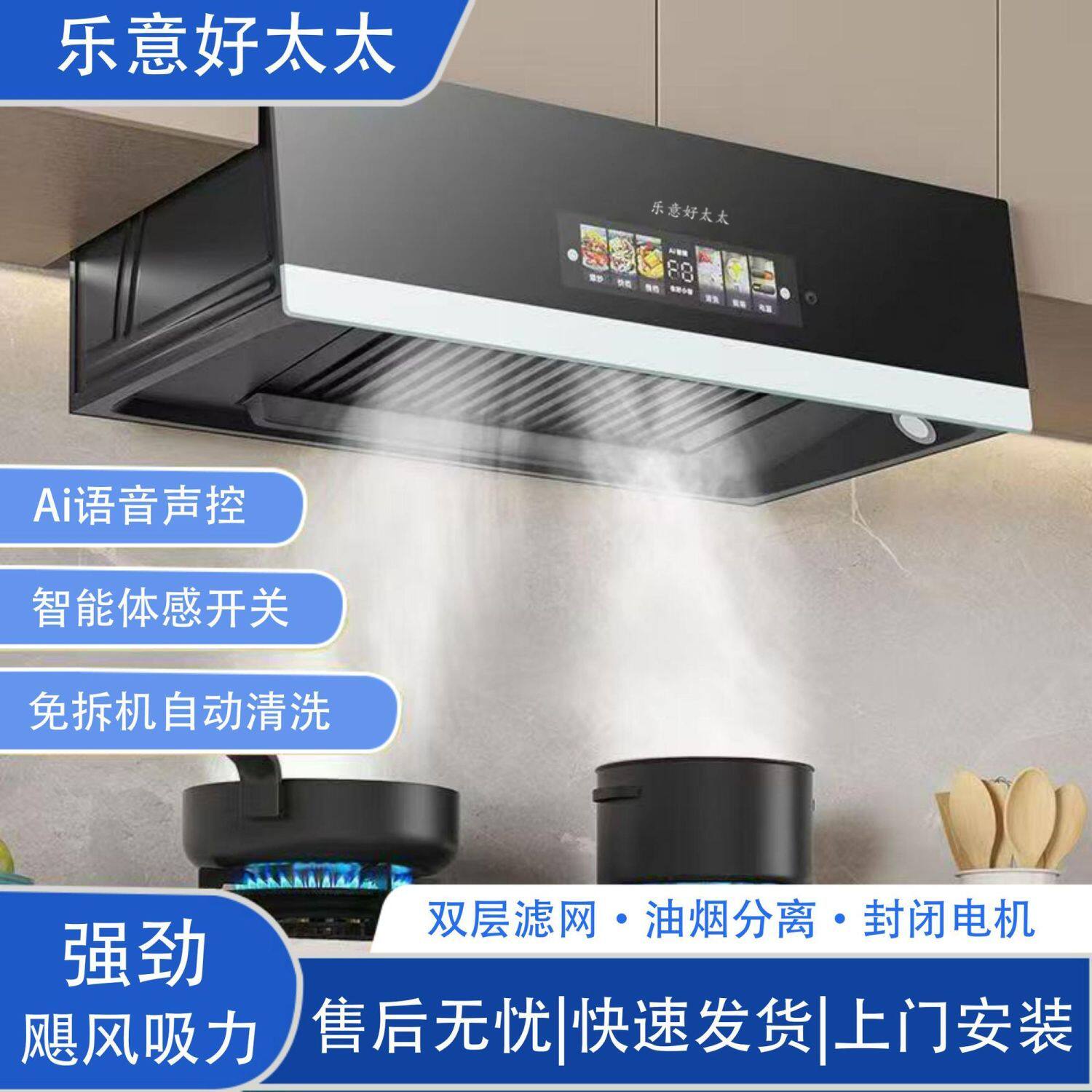 乐意好太太家用油烟机厨