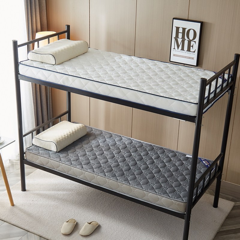 儿童学生宿舍针织棉立体乳胶床垫软垫单人床90x190x80cm不塌陷