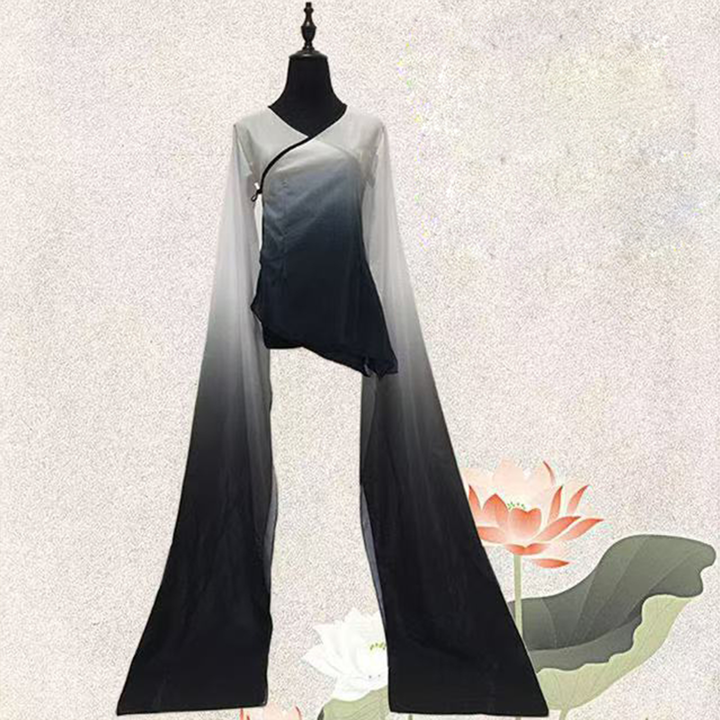 水袖上衣女惊鸿舞蹈服古典舞甩袖