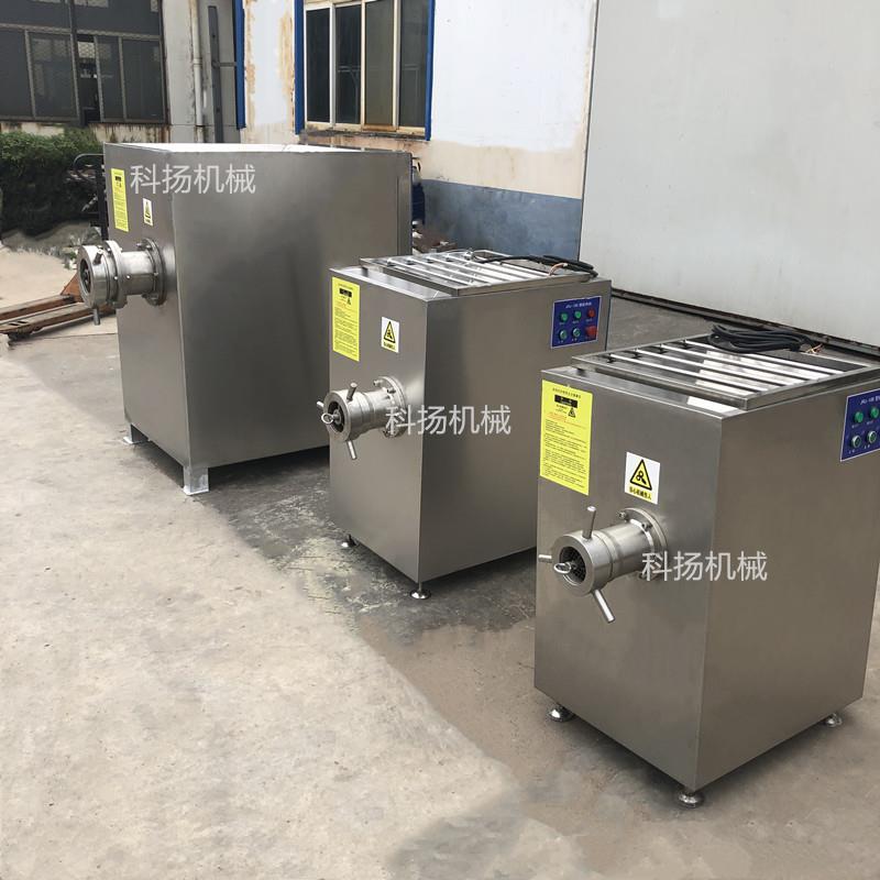 8mm孔板绞肉机冻鸡背绞切设备商用厂家直供冻肉绞肉机