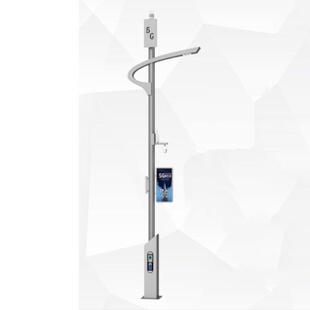 智慧灯杆灯杆屏LED屏LCD屏环境监测后台监控照明灯手机充电