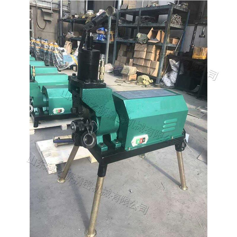 自动钢管矿井压槽机电动液压开槽勾槽机小型自来水管道滚槽机