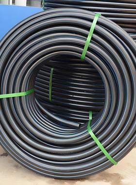 pe穿线盘管生产厂家直埋PE电力穿线过轨管黑色穿线PE拖拉管厂家