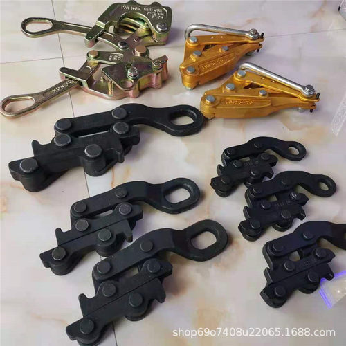 钢绞线卡头德式卡线器绝缘线夹头铁路专用紧线钳多功能夹紧钳