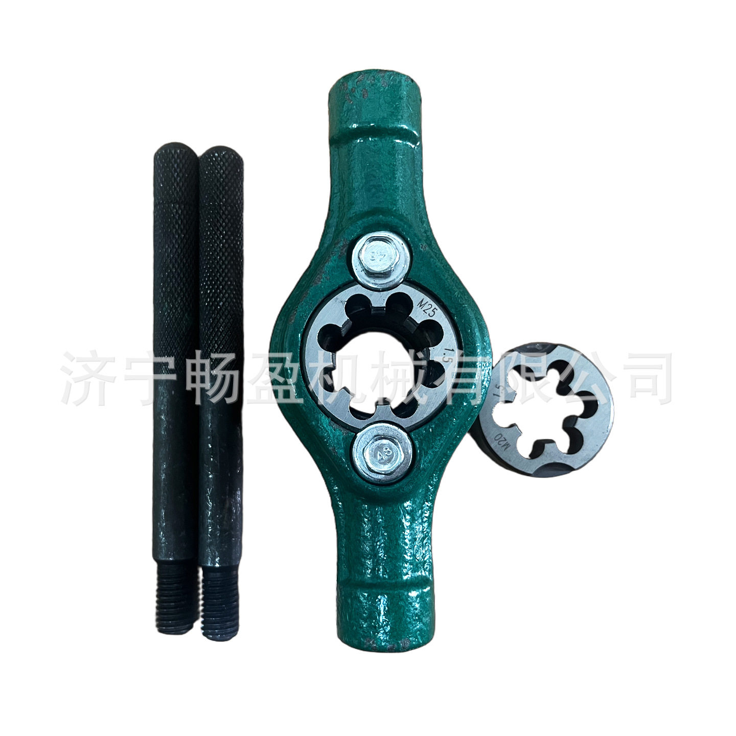 手动弯管机使用管道工具绞丝套牙机手动小型套丝机螺纹开牙机配合