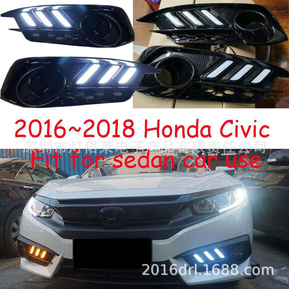 2016~2018思域日行灯前照灯思域雾灯大灯Civic daytime light