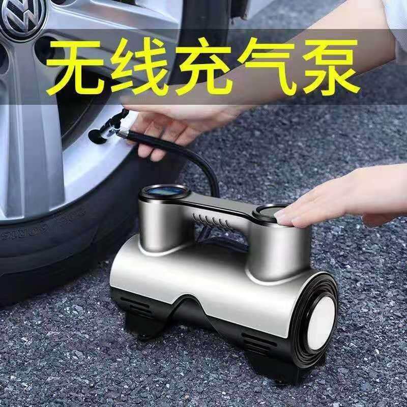 车载充气泵小轿车汽车便携式电动高压轮胎打气泵不插电打气机快速