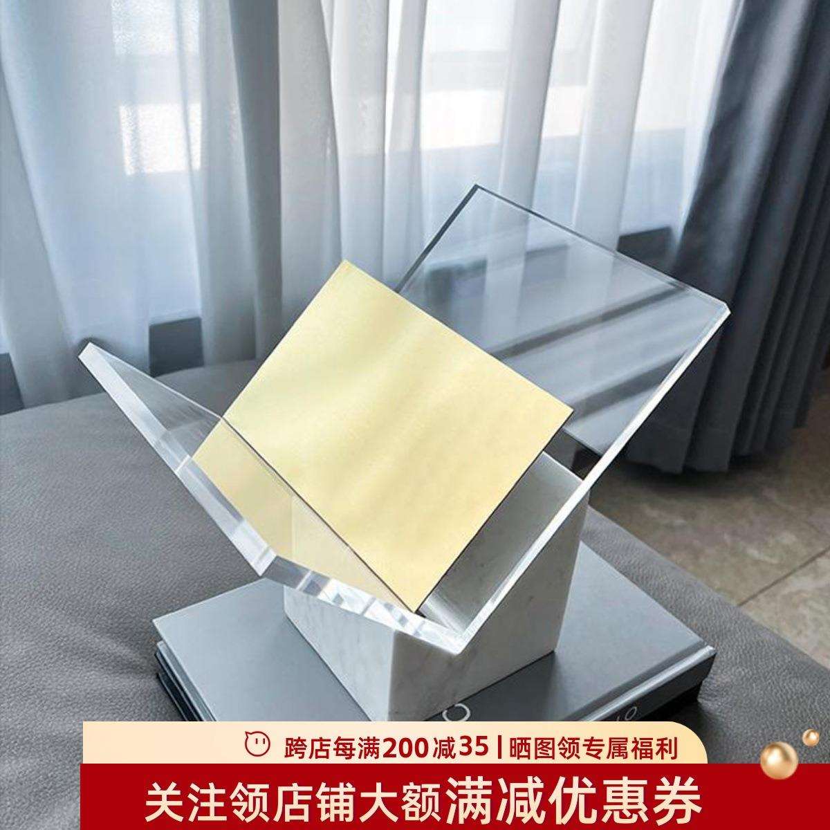 亚克力书本展示架简约陈列架现代装饰亚克力透明阅读资料陈列道具