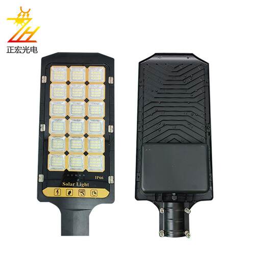跨境铝壳LED太阳能路灯超亮分体式灯头户外公园防水庭院灯感应灯