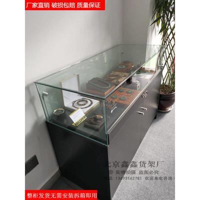 博物馆展柜古董瓷器文物展示柜独立珠宝首饰玻璃柜台产品展览柜台