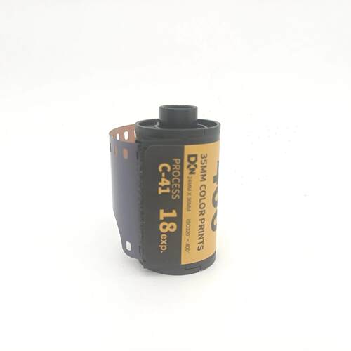 18张除碳电影卷C41彩色负片胶片135mm盘片35mm复古防水相机胶卷
