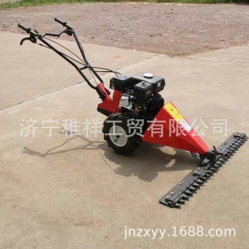 生产120宽汽油剪草机 手推式汽油柴油割草机 路面杂草清除机厂家