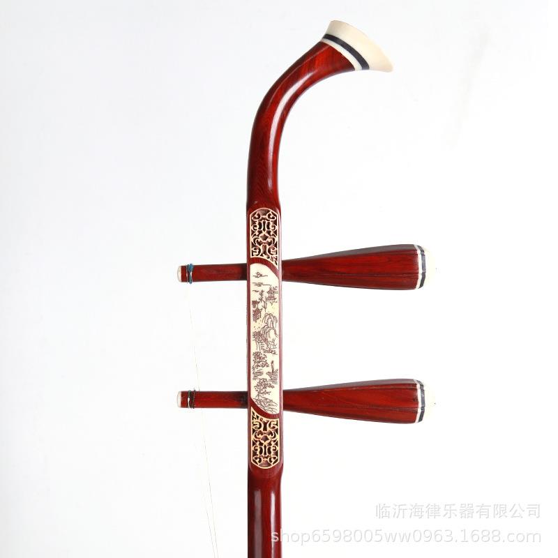 厂家非洲小叶紫檀二胡 科特迪瓦紫檀小叶紫檀二胡乐器厂家