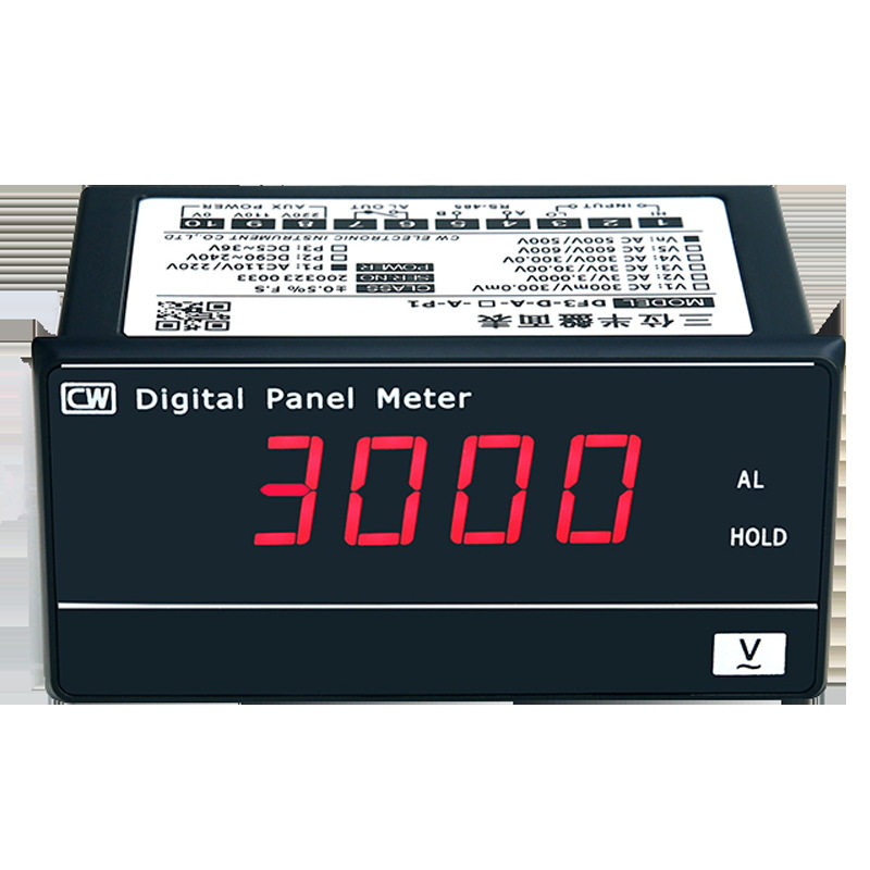 创鸿数字数显三位半交流直流电流表电压表仪表DF3-D电压表30V3A3V