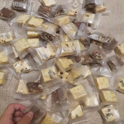 雪花酥零食网红手工牛轧糖老式特产坚果早餐饼干年货