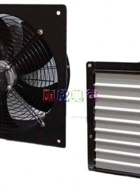 E百叶防潮Y220防油/式外转子轴流风机WF4V0350)-方形(38D风机高筒