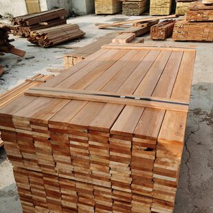 木板地板木樟木方花园栈道围栏山菠萝格防腐木板材实木木料柳桉木