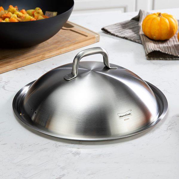 304不锈钢锅盖28/30/32/34cm加高加深加厚无铆钉一体成型高拱形盖,厨房/烹饪用具,锅盖,淘宝优惠券,粉丝福利购,淘宝优惠卷