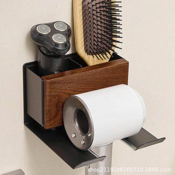 中古风电吹风机置物架免打孔卫生间风筒壁挂支架浴室纸巾收纳架子,家庭/个人清洁工具,吹风机置物架,淘宝优惠券,粉丝福利购,淘宝优惠卷