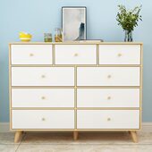 靠收纳柜柜子简约客厅卧室家用五斗橱五斗柜抽屉柜子储物柜墙