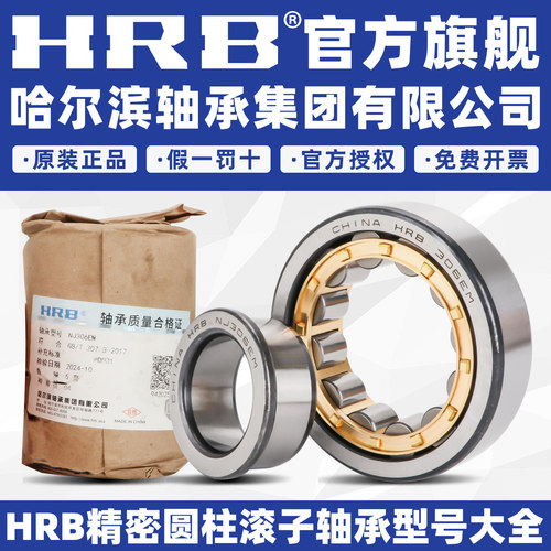 HRB 哈尔滨轴承 N NJ NU NF 2310 2311 2312 2313 E M 圆柱滚子