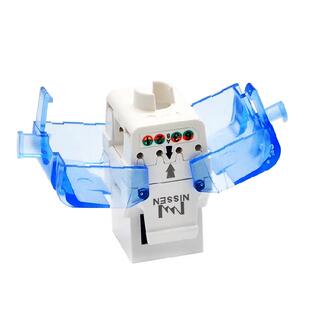 日线NIPPON原装正品六类 超六类非屏蔽千兆信息模块 镀金免打模块