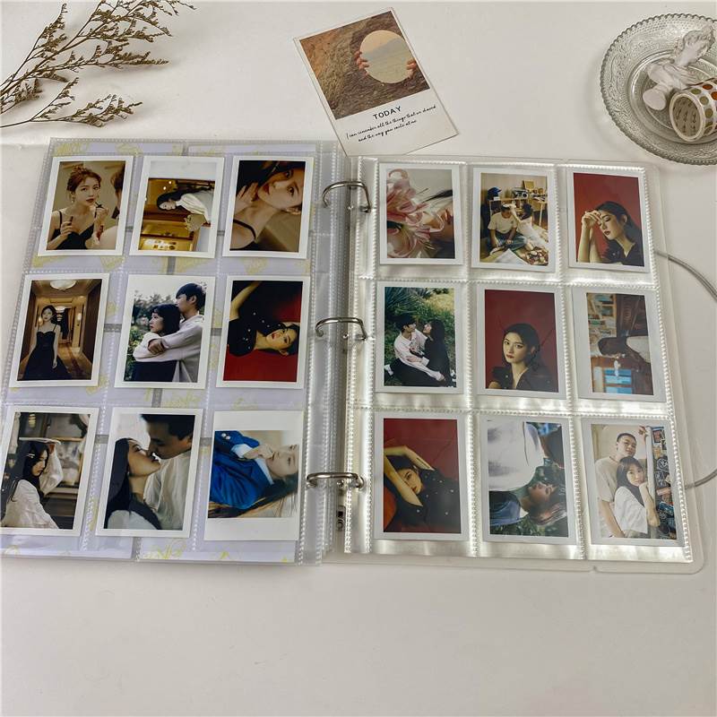 拍立得3寸4寸A4A5相簿明星杂志切片明信片追星专辑小卡活页收纳册