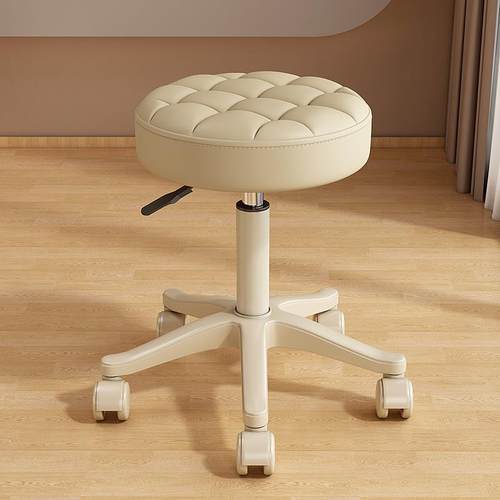 美容凳滑轮凳美容院专用升降美发理发店师傅凳大工凳美甲师旋转椅