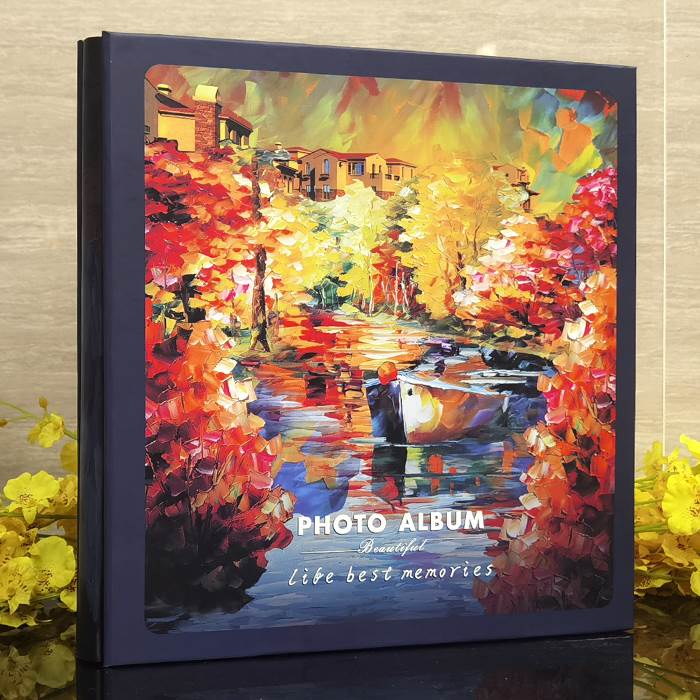 覆 覆膜相簿 宝宝成长记念册DIY相册本手工自黏贴式创意儿童照片