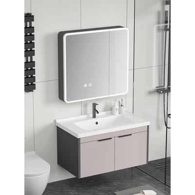 蜂窝铝合金浴室柜组合卫生间洗脸盆柜陶瓷一体潮州洗手池柜洗漱台