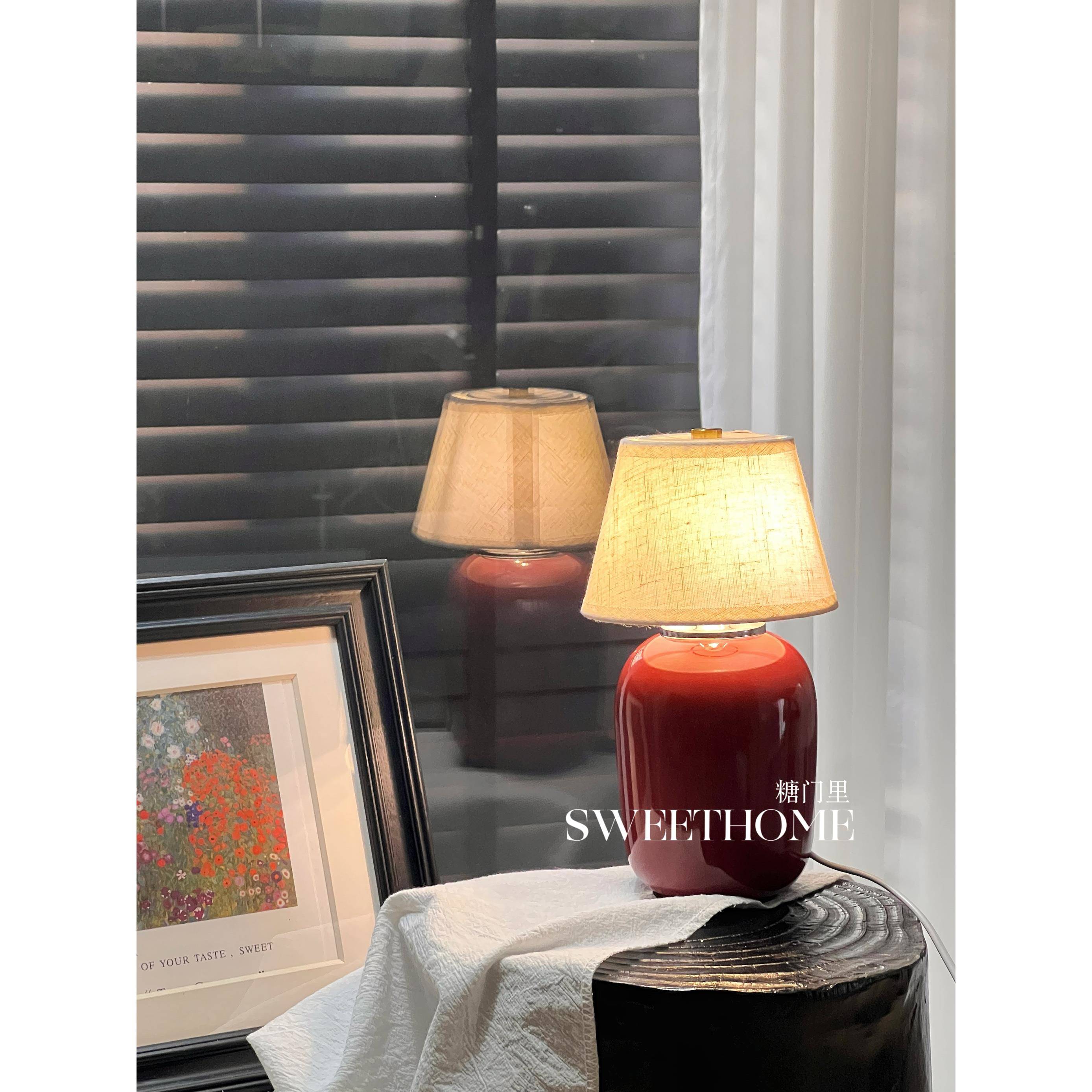 SweetHome *莫里斯花园 威尼斯古董陶瓷客厅卧室氛围装饰礼物台灯