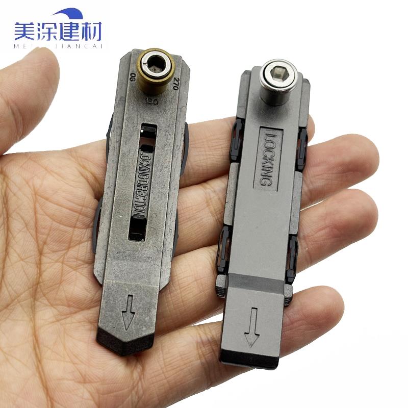 断桥铝合金窗锁扣螺丝卡扣LOCKING窗锁配件连接防撬锁点锁杆锁座