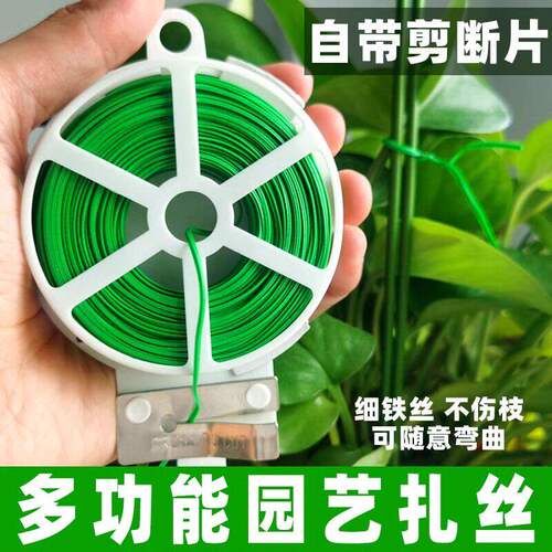 园艺包塑铁丝20米爬藤固定架