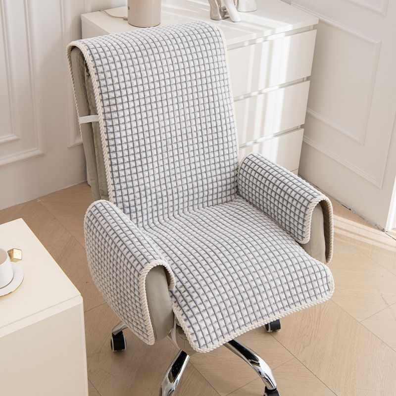 四季通用椅子坐垫加厚椅垫座垫防滑餐椅垫坐垫靠背一体办公室久坐