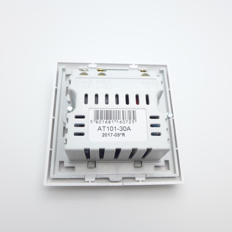 插卡取电感应卡开关 酒店宾馆取电开关三线 30A低频 LED蓝灯银边