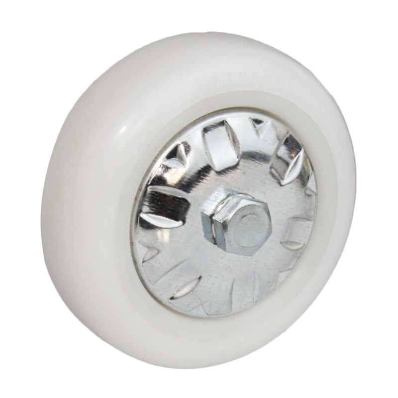 林春2系4寸中型圆弧PA尼龙边刹万向轮承重1KG脚轮2-4WNL56-SB1