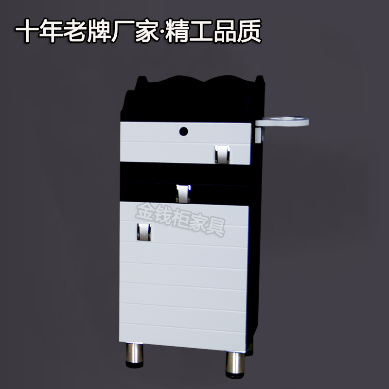 烤漆理发店工具柜发型师美发小柜子落地发廊专用抽屉式镜台柜
