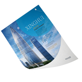 印宣传单单页印制彩页印刷面免费设计制作三折页