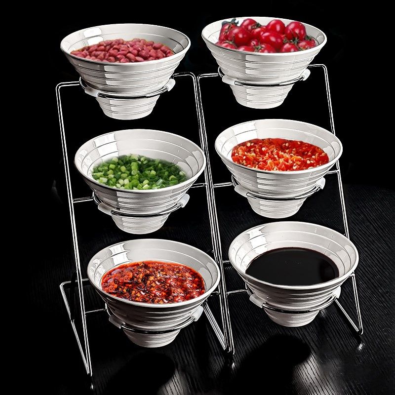 小菜展示盒火锅店调料架小料台架子商用咸菜容器酒店自助早餐器皿