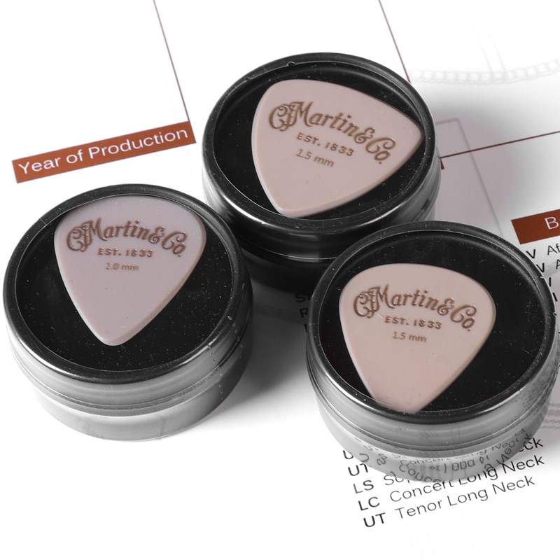 Mrtin马丁 180117盒装吉他拨片 电吉他速弹民谣木吉他扫弦弹片