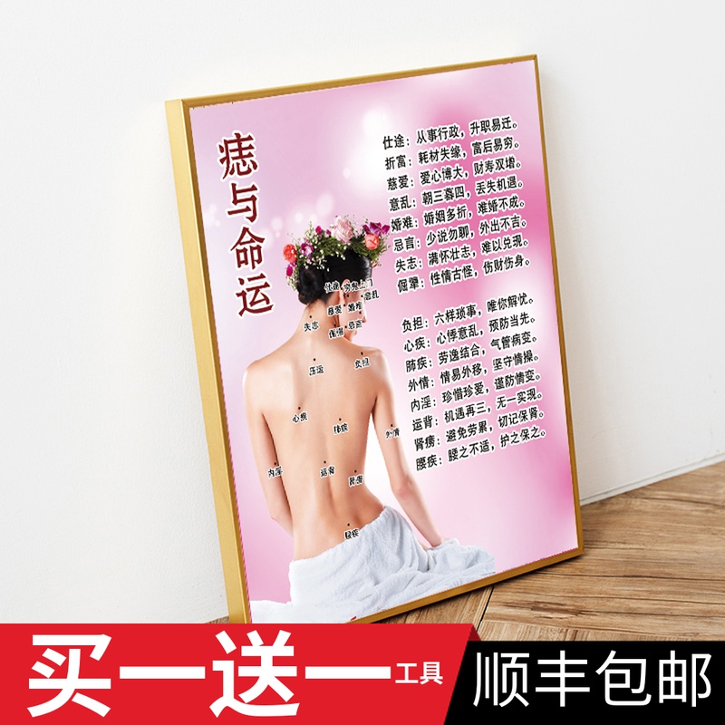 美容院点痣挂画雀斑海报痘印痤疮图片斑痘敏宣传画祛斑祛痘广告图